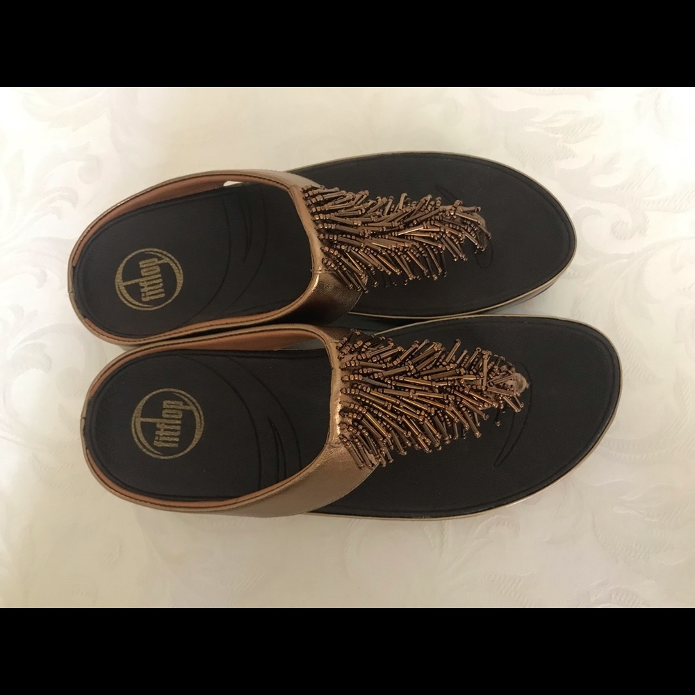 Fittlop gold sandals